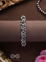 The Moon-Drenched Melody - Oxidised Bracelet 