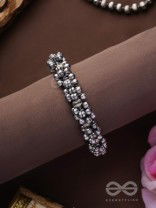 The Moon-Drenched Melody - Oxidised Bracelet 