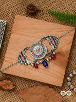 The Glorious Legacy - Enamelled Oxidised Neckpiece