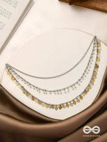 The Spellbinding Chimes - Beads And Coins Multilayered Neckpiece