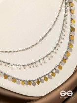 The Spellbinding Chimes - Beads And Coins Multilayered Neckpiece