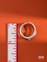 The Precious Proposal - Cubic Zirconia Silver Ring (Adjustable)