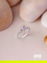 The Celestial Affection - Silver Cubic Zirconia Ring