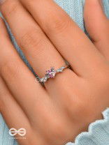 The Celestial Affection - Silver Cubic Zirconia Ring