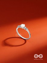 The Pure Rose - Silver Embellished Ring