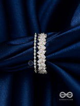 The Jewel Frost - Silver Cubic Zirconia Ring (Adjustable)