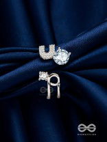 The Dreamy Dazzle - Silver Cubic Zirconia Ring (Adjustable)