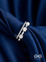 The Honoured Majesty - Silver Cubic Zirconia Ring (Adjustable)