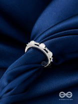 The Honoured Majesty - Silver Cubic Zirconia Ring (Adjustable)