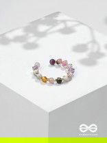 The Pastel Gravel  - Golden Ring (Adjustable)