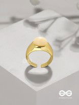 The Latte Lullaby - Golden Ring (Adjustable)