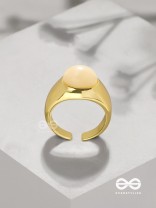 The Latte Lullaby - Golden Ring (Adjustable)