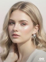 The Elegant Statement Makers - Silver Stud Earrings