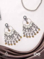 Pakshas - The Shore Craft - Shells, Beads And Coins Hand Embroidered Earrings