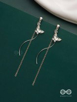 Blossom Tassels- Delicate Drop Earrings
