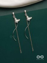 Blossom Tassels- Delicate Drop Earrings