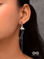 Blossom Tassels- Delicate Drop Earrings