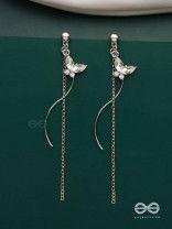 Blossom Tassels- Delicate Drop Earrings