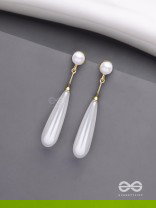 Ivory Drops- Graceful Drop Earrings