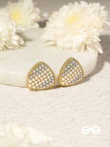 Gleaming Domes - Luxe Crystal Earrings
