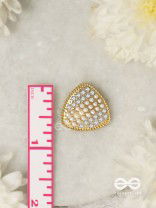 Gleaming Domes - Luxe Crystal Earrings