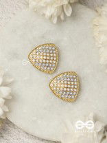 Gleaming Domes - Luxe Crystal Earrings