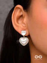 Cherished Hearts- Sparkling Stud Earrings