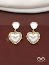 Cherished Hearts- Sparkling Stud Earrings