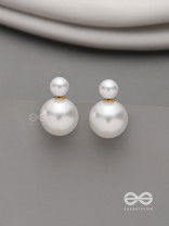 Pearl Orbit- Pearl Hoop Detachable Earrings