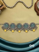 GOLDEN DUSK - TRADITIONAL OXIDISED NECKLACE