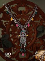 NOMAD SPIRIT – COLORFUL TRIBAL STATEMENT NECKLACE