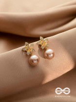 Twinkle Glow - Starry Pearl Earrings