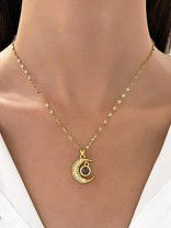 Lunar Glow - Crescent Moon Pendant