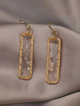 GOLDEN MIRAGE - GLITTER RESIN EARRINGS