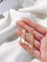 GOLDEN MIRAGE - GLITTER RESIN EARRINGS