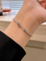 SILVER WHIMSY- Chic Adjustable Bracelet