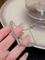 SILVER WHIMSY- Chic Adjustable Bracelet