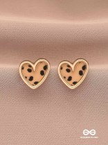 JUNGLE ROMANCE - STYLISH LEOPARD PRINT STUDS