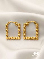 AURELIA HOOPS – MINIMAL YET ELEGANT GOLD GEOMETRIC STAINLESS STEEL HOOPS