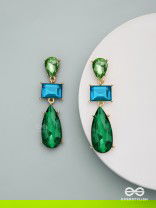 OCEAN MYSTIQUE- LUXURIOUS TEARDROP EARRINGS