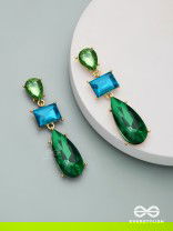 OCEAN MYSTIQUE- LUXURIOUS TEARDROP EARRINGS