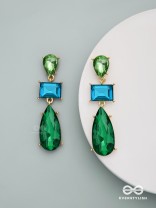 OCEAN MYSTIQUE- LUXURIOUS TEARDROP EARRINGS