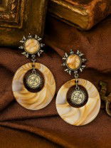 COIN HALO- BOHO HOOP EARRINGS