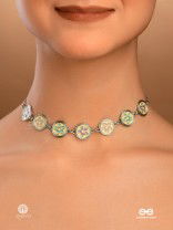 PETAL PARADE - ENAMELLED VINTAGE STYLE CHOKER