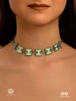 TRIBAL GLAM - ENAMELLED VINTAGE STYLE CHOKER