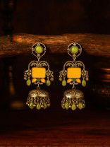 HARVEST GLOW - ETHNIC OXIDISED EARRING