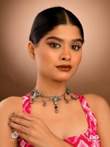 NANDI GRACE - TRIBAL OXIDISED NECKLACE
