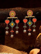 CARNIVAL BLOOM - PLAYFUL OXIDISED EARRING