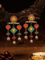 CARNIVAL BLOOM - PLAYFUL OXIDISED EARRING