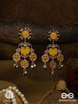 MARIGOLD BEAT - BOHO OXIDISED EARRING